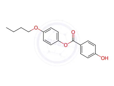 Chemical structure of Butyl Parahydroxybenzoate Impurity 18