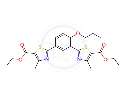 Chemical structure of Febuxostat Impurity 3