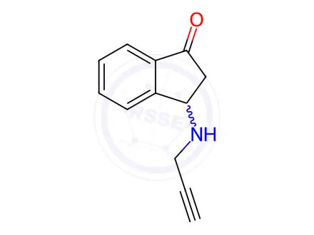 Chemical structure of Rasagiline Mesylate Impurity 9 Monomer