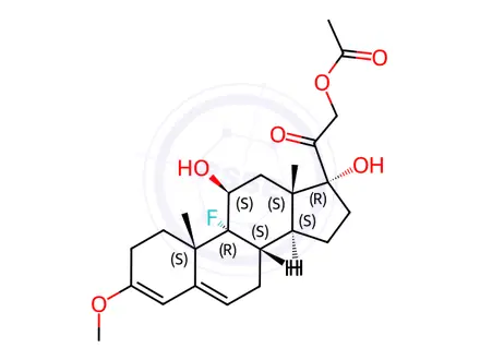 Chemical structure of Fludrocortisone Impurity 4