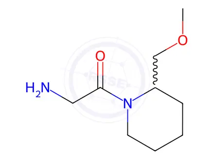 Chemical structure of 2-Amino-1-(2-(methoxymethyl)piperidin-1-yl)ethanone