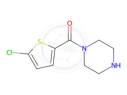 Chemical structure of (5-Chlorothiophen-2-yl)(piperazin-1-yl)methanone