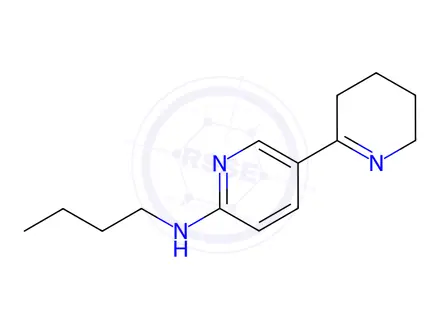 Chemical structure of N-butyl-3,4,5,6-tetrahydro-[2,3'-bipyridin]-6'-amine