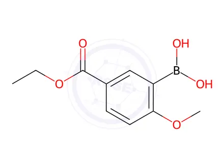 Chemical structure of (5-(Ethoxycarbonyl)-2-methoxyphenyl)boronic acid