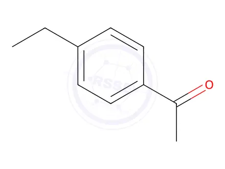 Chemical structure of 4-Ethylacetophenone