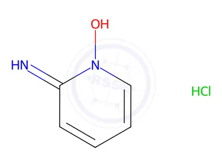 Chemical structure of 2-Aminopyridine 1-oxide hydrochloride
