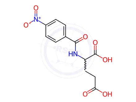 Chemical structure of Folic Acid Impurity 51
