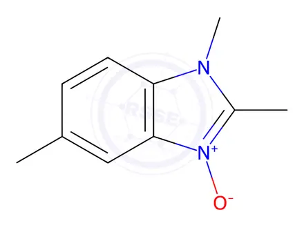 Chemical structure of 1H-Benzimidazole,1,2,5-trimethyl-,3-oxide(9CI)