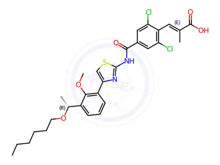 Chemical structure of Lusutrombopag Impurity 11