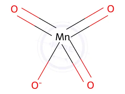 Chemical structure of Sodium permanganate monohydrate
