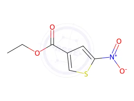 Chemical structure of Ethyl 5-nitrothiophene-3-carboxylate