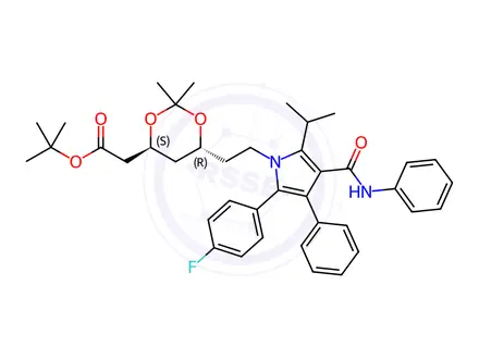 Chemical structure of Atorvastatin Impurity 75
