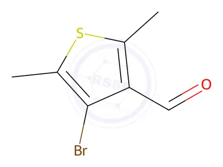 Chemical structure of 4-Bromo-2,5-dimethylthiophene-3-carbaldehyde