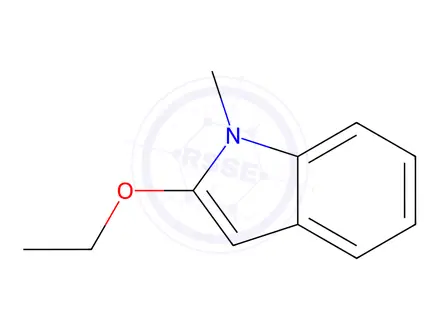 Chemical structure of 2-Ethoxy-1-methyl-1H-indole