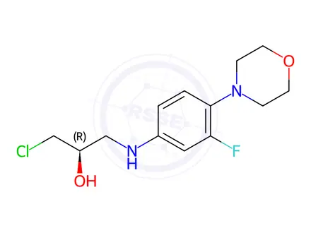 Chemical structure of Linezolid Impurity 8