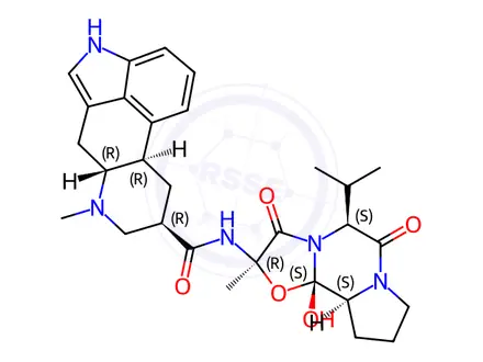 Chemical structure of Dihydroergocristine Mesilate EP Impurity D