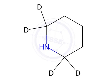 Chemical structure of Piperidine-2,2,6,6-d4