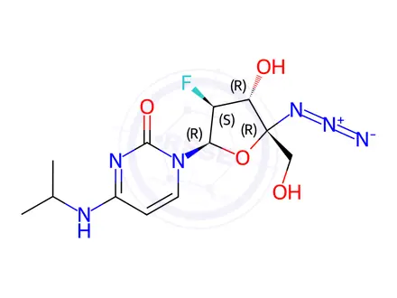 Chemical structure of Azvudine Impurity 14
