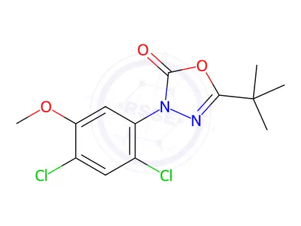 Chemical structure of Oxadiazon Methoxy
