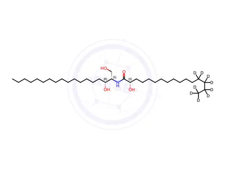 Chemical structure of CER11-2′S(d9)
