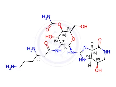 Chemical structure of Zhongshengmycin F