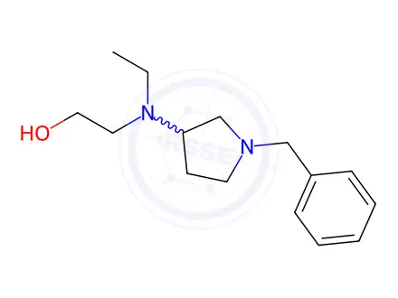 Chemical structure of 2-[(1-Benzyl-pyrrolidin-2-ylmethyl)-methyl-amino]-ethanol