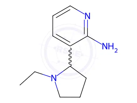 Chemical structure of 3-(1-Ethylpyrrolidin-2-yl)pyridin-2-amine