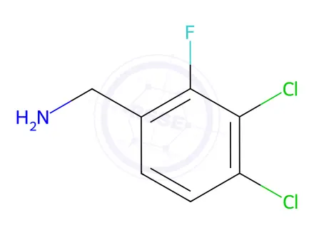 Chemical structure of (3,4-Dichloro-2-fluorophenyl)methanamine