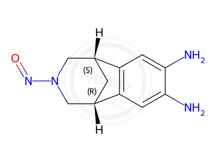 Chemical structure of Varenicline Tartrate Impurity 76 (N-Nitroso Varenicline Tartrate Impurity 75)