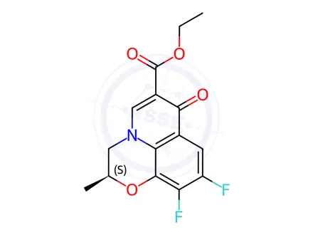 Chemical structure of Levofloxacin Impurity 37