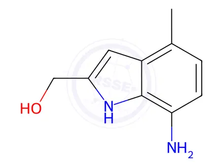 Chemical structure of (7-Amino-4-methyl-1H-indol-2-yl)methanol