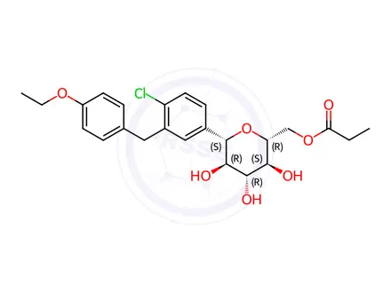 Chemical structure of Dapagliflozin Impurity 190