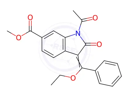 Chemical structure of Nintedanib Impurity 14