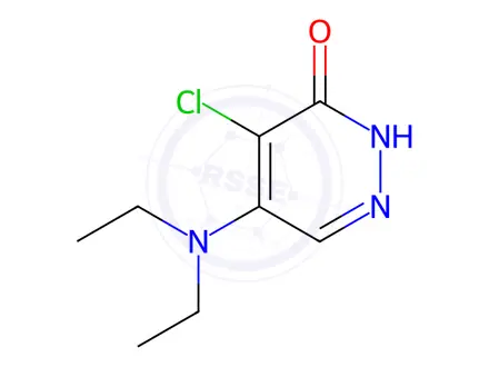 Chemical structure of 4-Chloro-5-(diethylamino)pyridazin-3(2H)-one