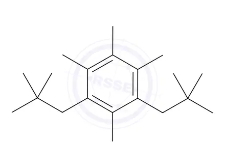 Chemical structure of 1,3-Bis(2,2-dimethylpropyl)-2,4,5,6-tetramethylbenzene