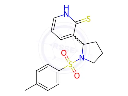 Chemical structure of 3-(1-Tosylpyrrolidin-2-yl)pyridine-2-thiol
