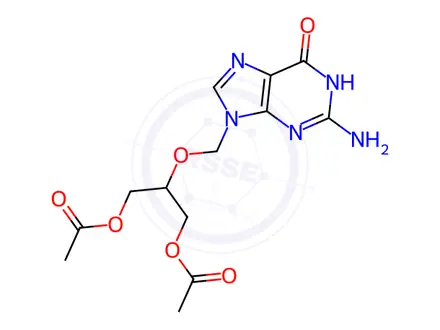Chemical structure of Ganciclovir Impurity 18
