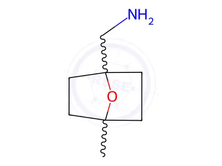 Chemical structure of (4-Methyl-7-oxabicyclo[2.2.1]heptan-1-yl)methanamine