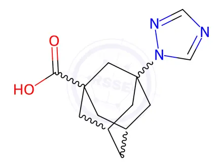 Chemical structure of Adamantane Impurity 61