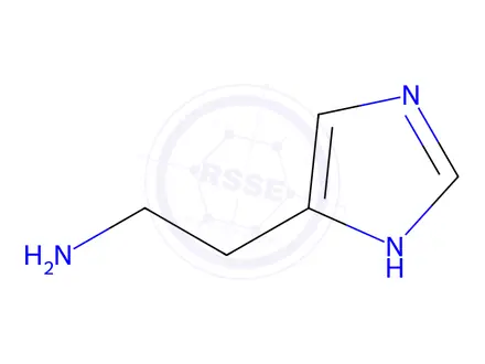 Chemical structure of Histamine dihydrochloride