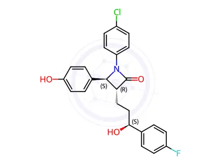 Chemical structure of Ezetimibe Impurity J