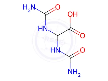 Chemical structure of Uric Acid Impurity 10 (Allantoic Acid)