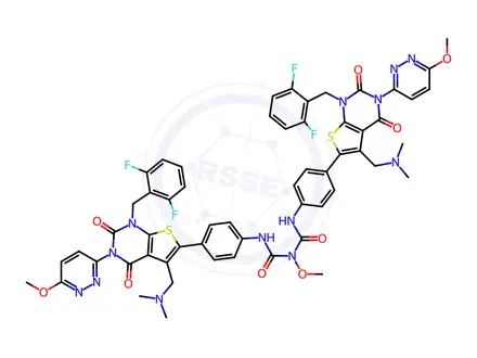 Chemical structure of Relugolix Impurity K