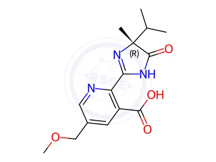 Chemical structure of Imazamox Impurity 1 ((R)-Imazamox)