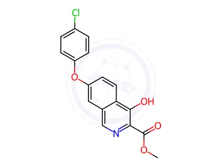Chemical structure of Roxadustat Impurity 21