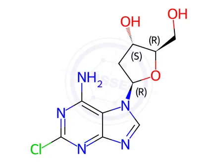 Chemical structure of Cladribine Impurity 1