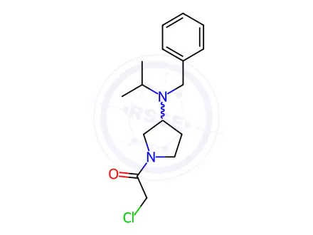 Chemical structure of 1-(3-(Benzyl(isopropyl)amino)pyrrolidin-1-yl)-2-chloroethanone