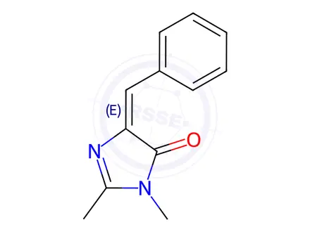 Chemical structure of 4-Benzylidene-1,2-dimethyl-1H-imidazol-5(4H)-one