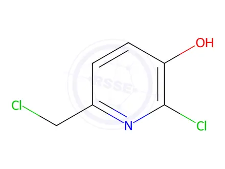 Chemical structure of 3-Pyridinol, 2-chloro-6-(chloroMethyl)-