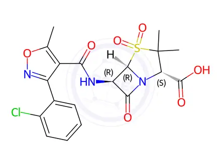 Chemical structure of Cloxacillin Impurity 22